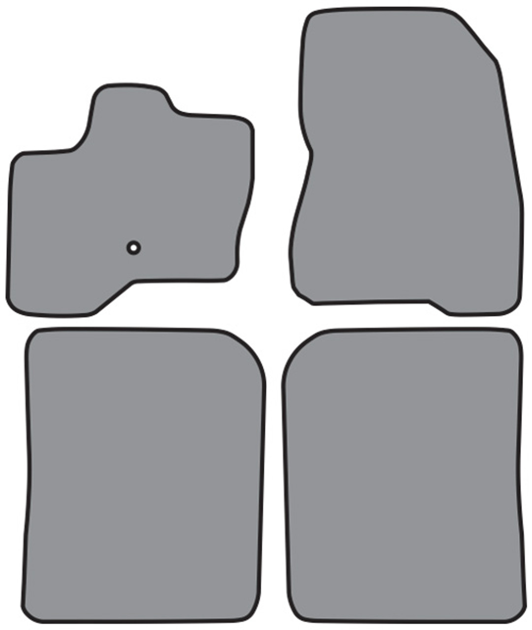 2009 2010 Ford Flex Floor Mat 4pc Cutpile P528 P528r Hydro E