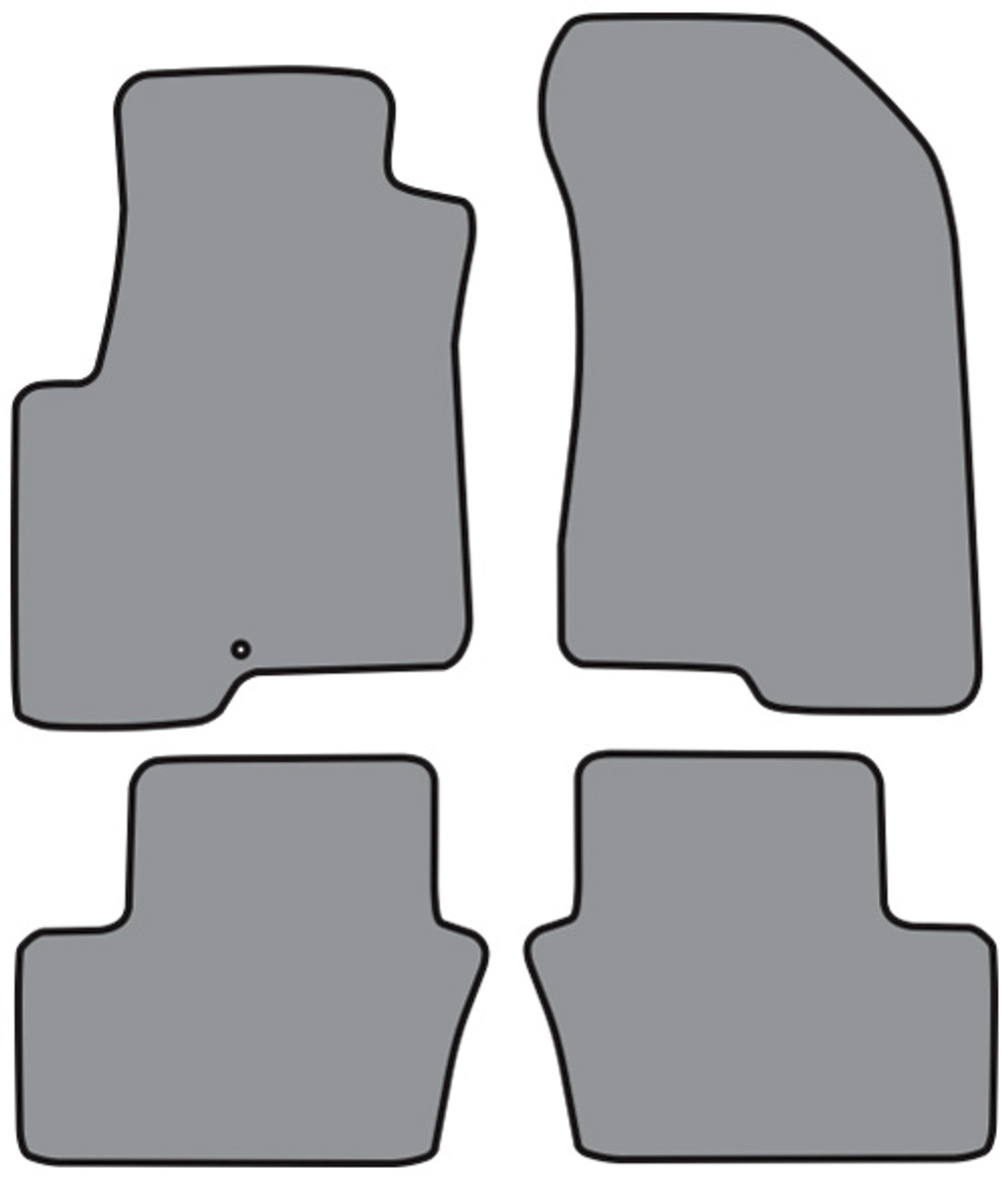 2007 2017 Jeep Patriot Floor Mat 4pc Cutpile P603 P603r Hydro