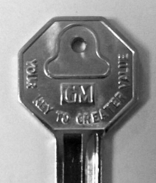 Find Lot Of 6 Uncut 595312 OEM GM Logo Rubber Head Ignition Key "E