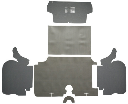 1959 Chevrolet Impala Trunk Mat Kit with Boards TM Vinyl