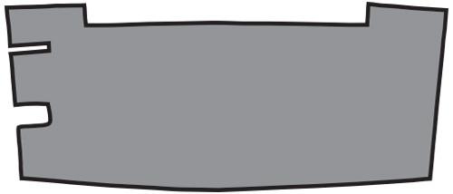 1964-1966 Plymouth Barracuda Trunk Mat TM Vinyl