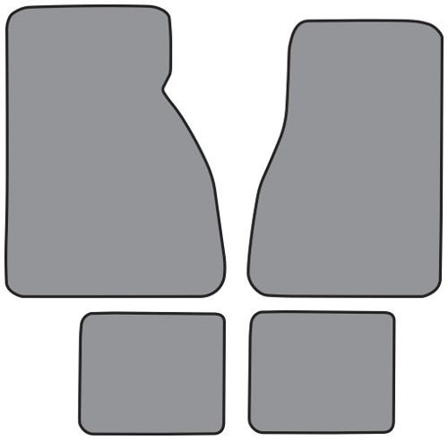 1980-1983 Chrysler Cordoba Floor Mat 4pc Cutpile (CR174F, FM18R)