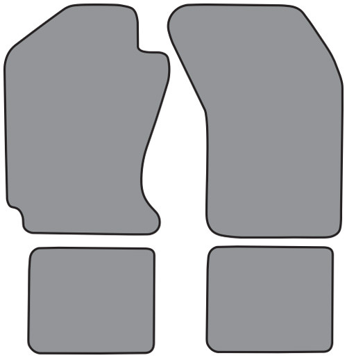 1985-1988 Nissan Maxima Floor Mat 4pc Cutpile (NI482F, FM18R)