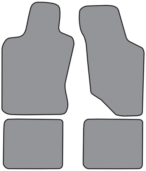 1990-1994 Lincoln Continental Floor Mat 4pc Cutpile (LC783F, FM18R)