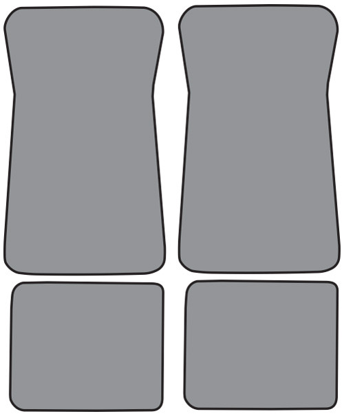 1971-1973 Chevrolet Caprice Floor Mat 4pc Loop (FM20F, FM18R)