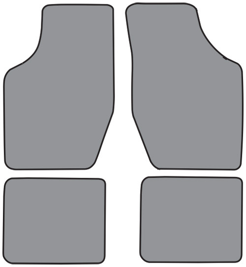 1982-1994 Chevrolet Cavalier Floor Mat 4pc Cutpile (FM12F, FM18R)