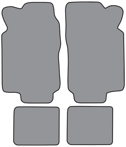 1979-1982 Honda Prelude Floor Mat 4pc Cutpile (H303F, FM18R)