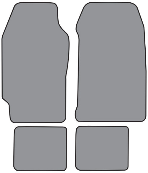 1983-1985 Honda Prelude Floor Mat 4pc Cutpile (H302F, FM18R)