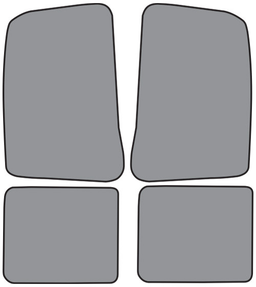 1980-1984 Volkswagen Jetta Floor Mat 4pc Cutpile (VW376F, FM18R)