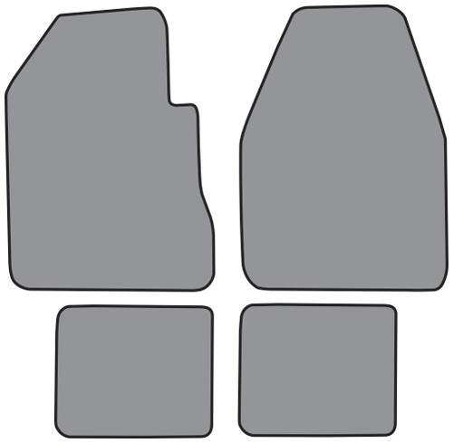 1966-1970 Plymouth Belvedere 4spd Floor Mat 4pc Loop (FM76F, FM18R)