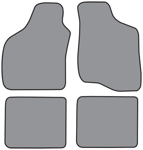 1986-1994 Hyundai Excel Floor Mat 4pc Cutpile (A5116F, FM18R)