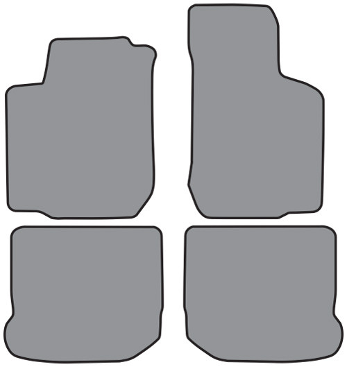 1993-2002 Volkswagen Jetta Floor Mat 4pc Cutpile (FM131, FM131R)