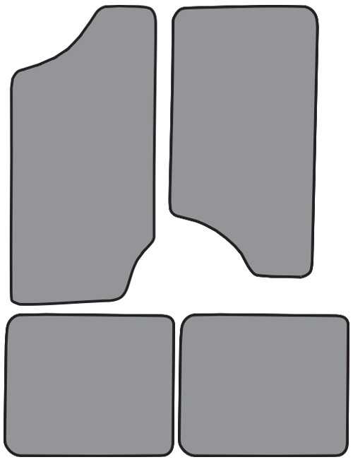 1996-2001 Oldsmobile Bravada Floor Mat 4pc Cutpile (FM100F, FM18R)