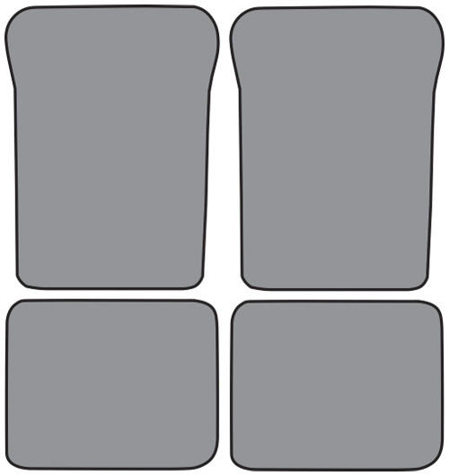 1997-1998 Oldsmobile Regency Floor Mat 4pc Cutpile (FM147, FM147R)