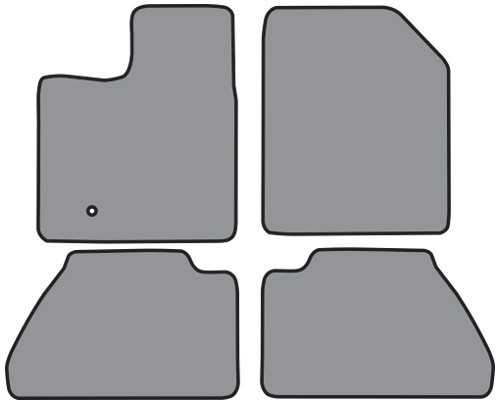 2007-2010 Lincoln MKX Floor Mat 4pc Cutpile (FO462, FO462R)