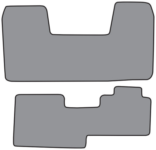 1992-1998 GMC C3500 Crew Cab Floor Mat 2pc Cutpile (FM107, FM107R)