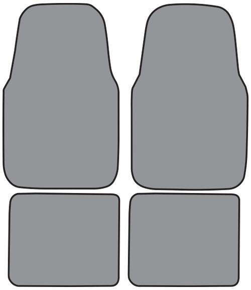 1995-2000 Ford Contour Floor Mat 4pc Cutpile (FM154F, FM18R)