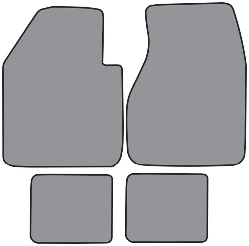 1965-1973 Dodge Monaco Floor Mat 4pc Loop (FM364F, FM18R)