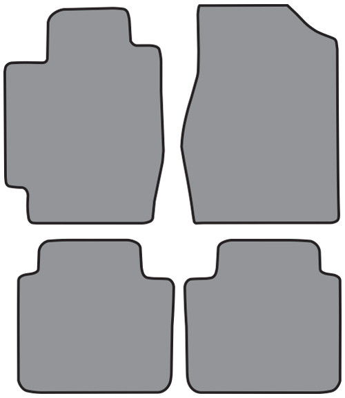 2002-2006 Toyota Camry Floor Mat 4pc Cutpile (FM307, FM307R)