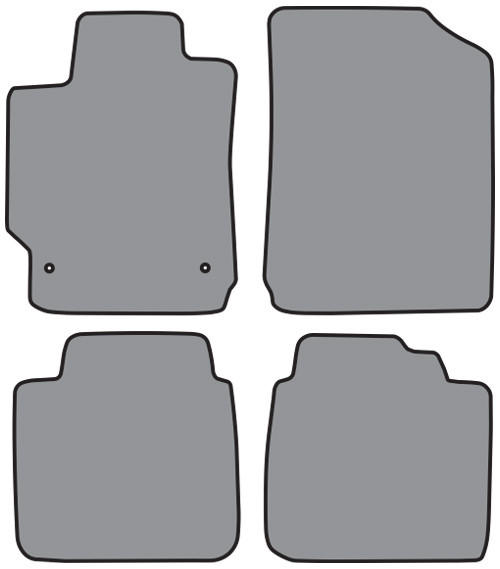 2007-2011 Toyota Camry Floor Mat 4pc Cutpile (FM314, FM314R)