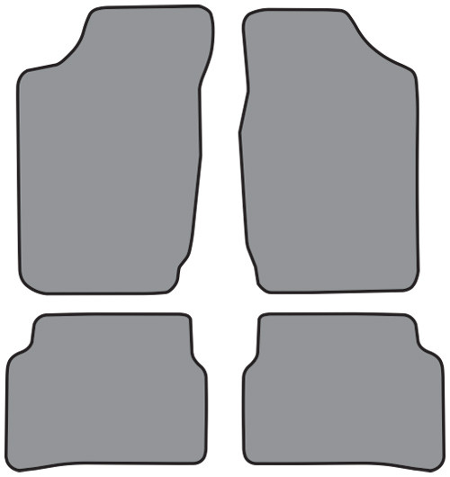 1987-1989 Toyota Corolla Floor Mat 4pc Cutpile (TO72, TO72R)