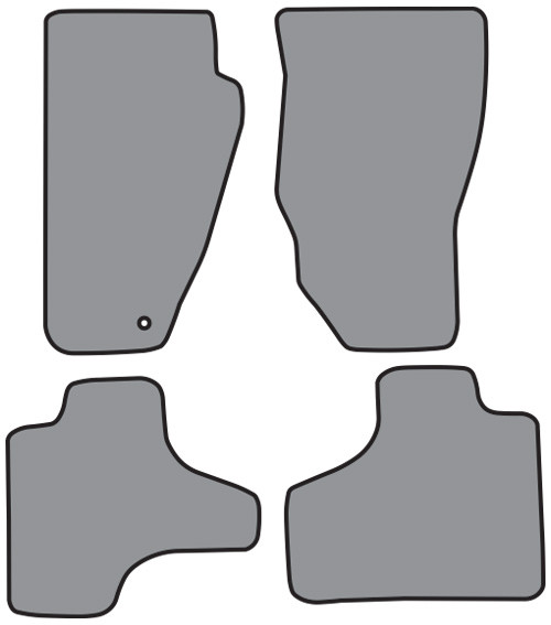 2008-2010 Jeep Liberty Floor Mat 4pc Cutpile (P517, P517R)