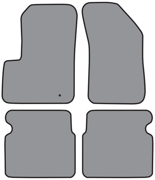 2008-2013 Dodge Avenger Floor Mat 4pc Cutpile (P543, P543R)