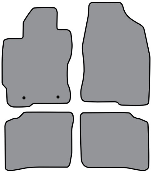 2003-2009 Toyota Prius Floor Mat 4pc Cutpile (P544, P544R)