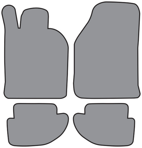 1983-1991 Porsche 944 Floor Mat 4pc Cutpile (P546, P546R)