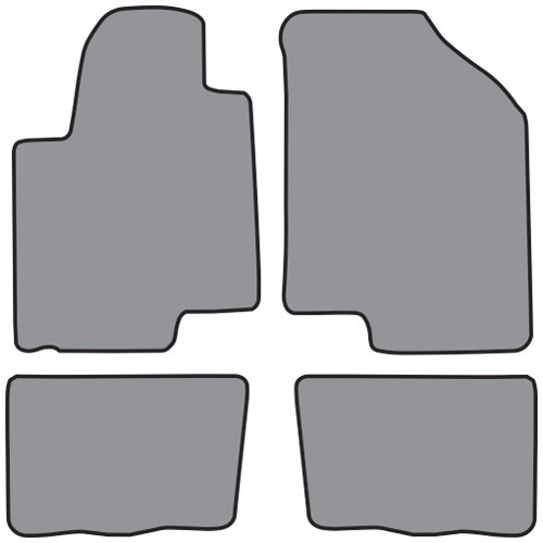 2010-2012 Kia Soul Floor Mat 4pc Cutpile (P449, P449R)
