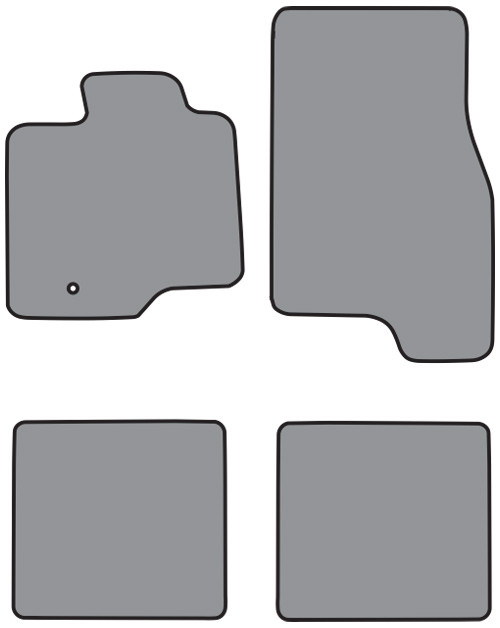2003-2006 Ford Expedition Floor Mat 4pc Cutpile (P618, P618R)