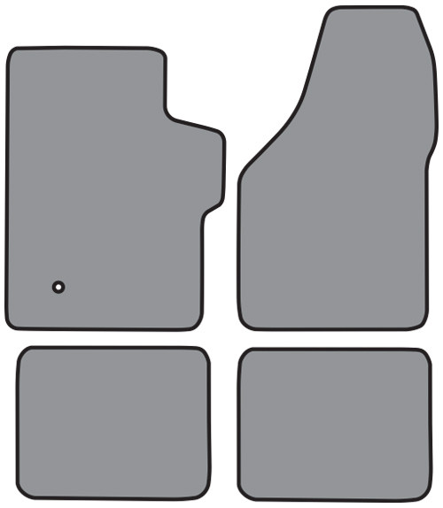 2008-2016 Ford F-350 Super Duty Crew Cab Floor Mat 4pc Cutpile (FM363, FM363R)