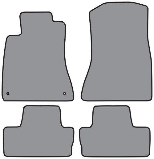 2006-2013 Lexus IS250 Floor Mat 4pc Cutpile (P645, P645R)