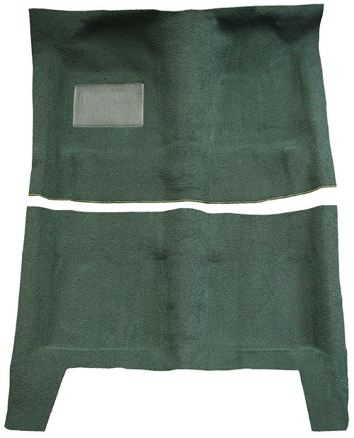 1963-1966 Plymouth Valiant Signet 2DR Hardtop/Convertible Auto with Tails  08 Dark Green Loop Mass Carpet Kit 