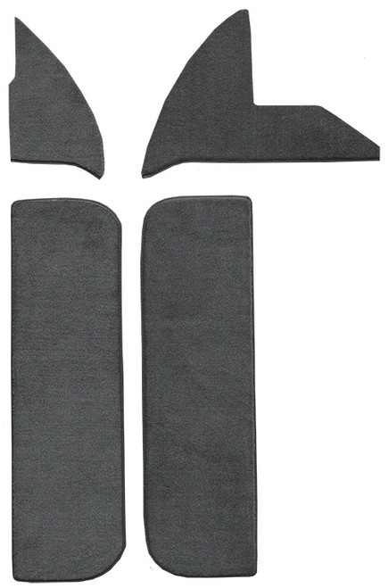 1975-1976 Dodge D200 Door & Kick Panel Inserts with Cardboard Carpet