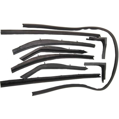 1962-1963 Chevy II / Nova Converitble Roof Rail Weather Strip Set