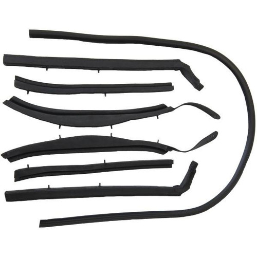 1962-1963 Chevy II / Nova Converitble Roof Rail Weather Strip Set