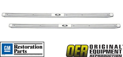 Sill Scuff Plates - Pair, 1959-1960 GM B Body 2 door