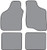 1987-1994 Mitsubishi Precis Floor Mat 4pc Cutpile (A5116F, FM18R)
