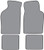 1988-1991 Honda Civic Floor Mat 4pc Cutpile (FM156F, FM18R)