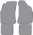 1984-1988 Toyota Pickup Ext Cab Floor Mat 4pc Cutpile (FM201F, FM18R)