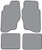 2004-2005 Chevrolet Classic Floor Mat 4pc Cutpile (FM153F, FM18R)