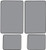 1992-1999 GMC K1500 Suburban Floor Mat 4pc Cutpile (FM48F, FM18R)