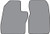 1988-1997 Ford F-350 Ext Cab Floor Mat 2pc Cutpile (FM276F)