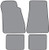 1987-1991 Ford Country Squire Floor Mat 4pc Cutpile (FM81F, FM18R)
