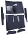 1984-1987 Chevrolet Corvette Front Set with Pad Carpet