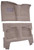 1961-1962 Mercury Monterey 2DR Convertible Auto Flat Front Short Rear Carpet
