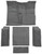 1959-1973 Jeep CJ5 Complete Carpet Mass