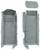 1997-2004 Chevrolet Corvette Coupe/Convertible Front Set with Pad Carpet