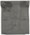 2004-2012 GMC Canyon Reg Cab 2 & 4WD Carpet